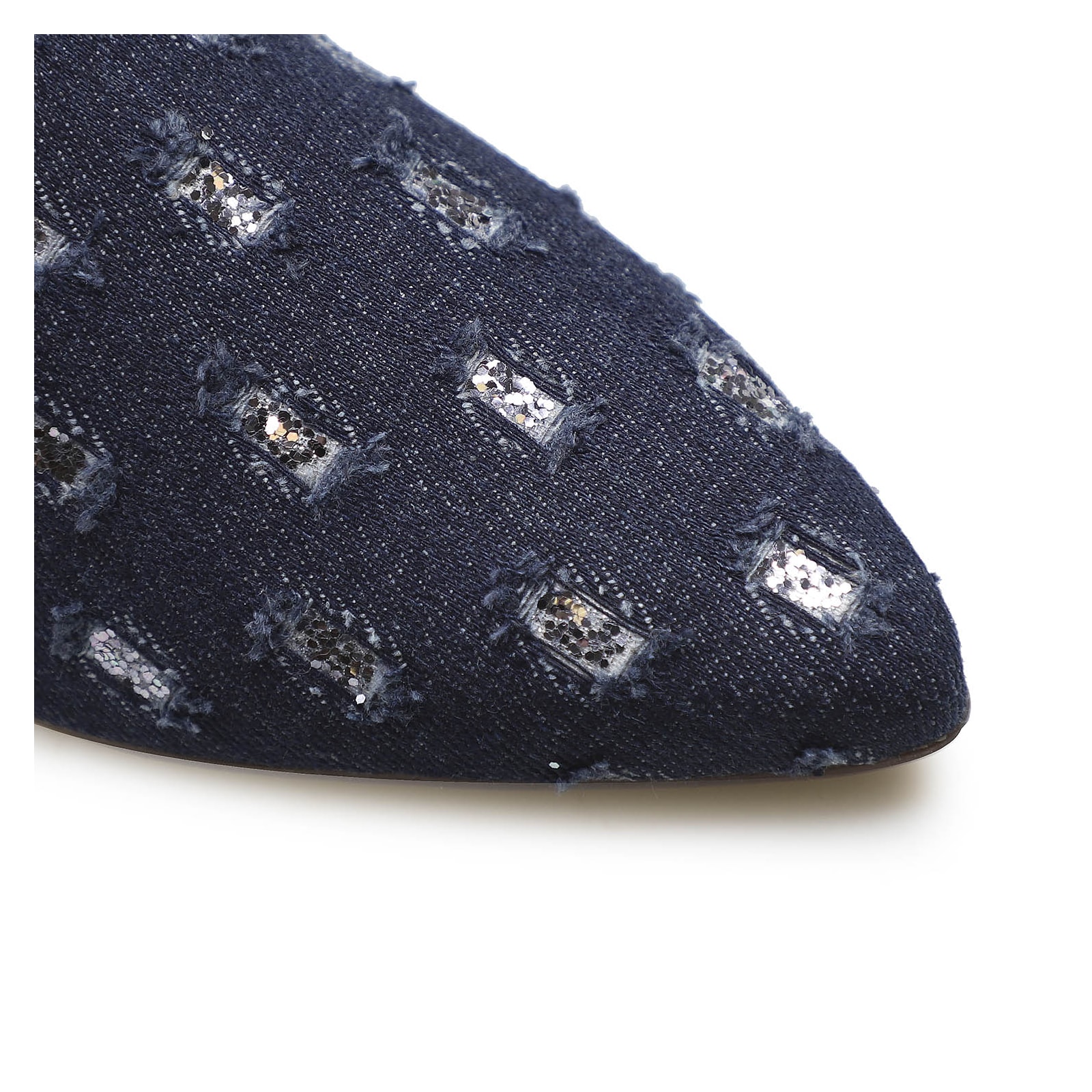 Mule Tec Jeans Marinho/Prata