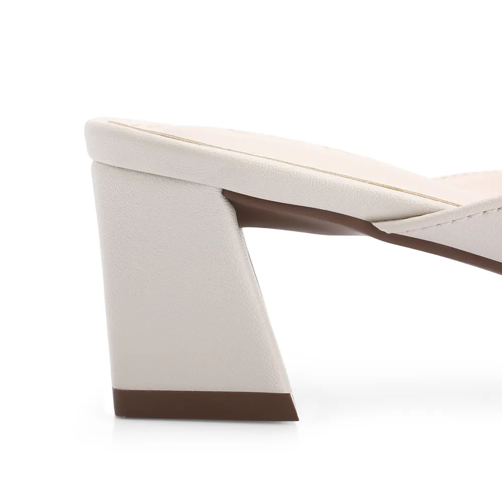 Mule Toe Ring Alt Off White - imagem 7
