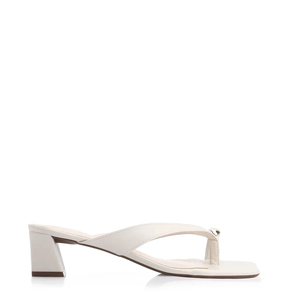 Mule Toe Ring Alt Off White - imagem 2