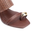 Mule Toe Ring Alt Tramado Marrom - imagem 6