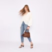 Mule Toe Ring Alt Tramado Marrom - imagem 8