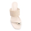 Mule Toe Ring Alt Tramado Off White - imagem 5