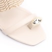 Mule Toe Ring Alt Tramado Off White - imagem 6