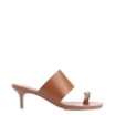Mule Toe Ring Couro Marrom - imagem 2