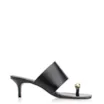 Mule Toe Ring Couro Preto - imagem 3