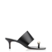 Mule Toe Ring Couro Preto - imagem 3
