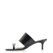 Mule Toe Ring Couro Preto - imagem 5