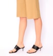 Mule Toe Ring Couro Preto - imagem 2