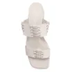 Mule Trançada Couro Off White - imagem 5
