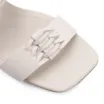 Mule Trançada Couro Off White - imagem 6