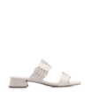 Mule Trançada Couro Off White - imagem 2