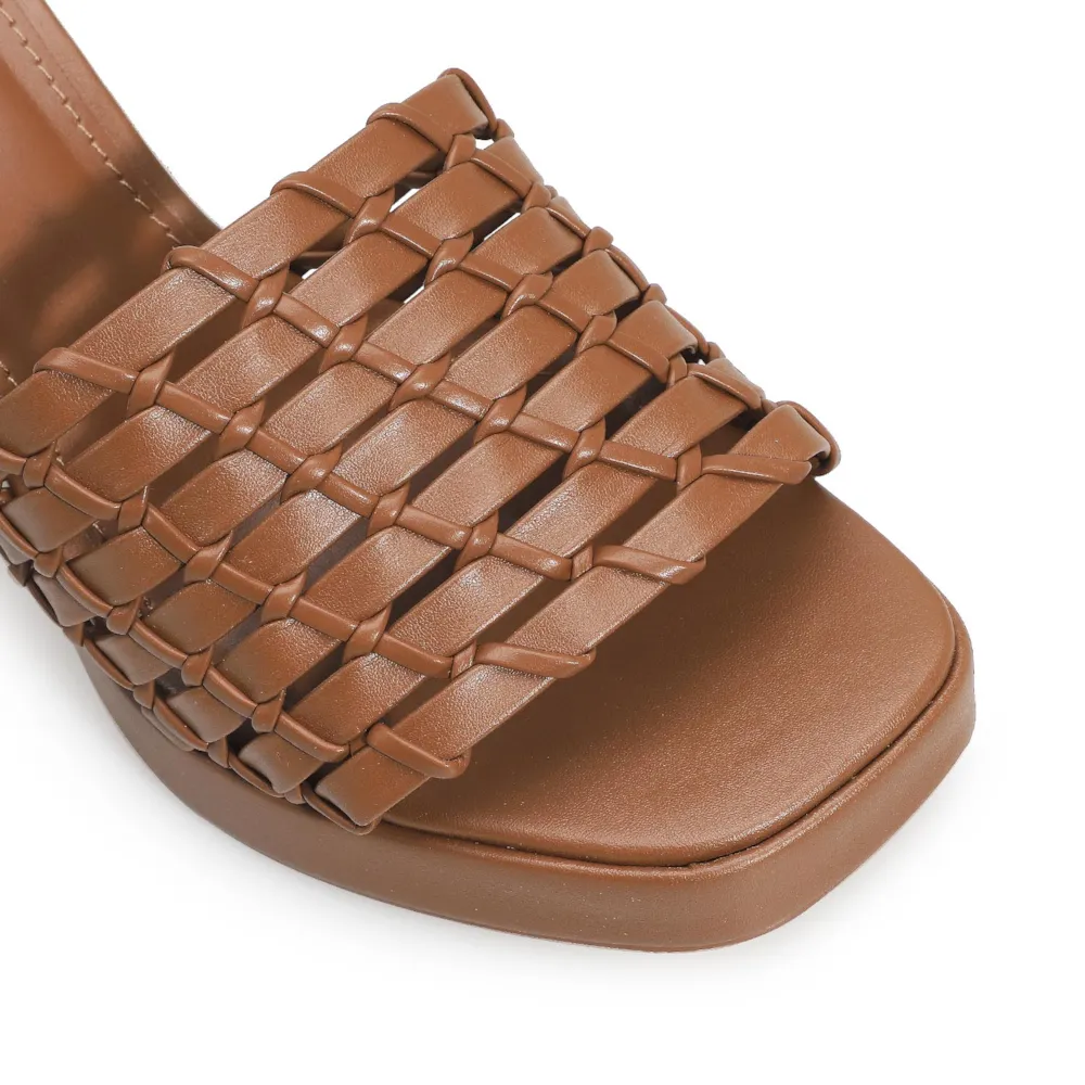 Mule Tressê Alt Caramelo - imagem 6
