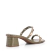 Mule Verde Salto Bloco Baixo Alt Croco Pedras - imagem 3