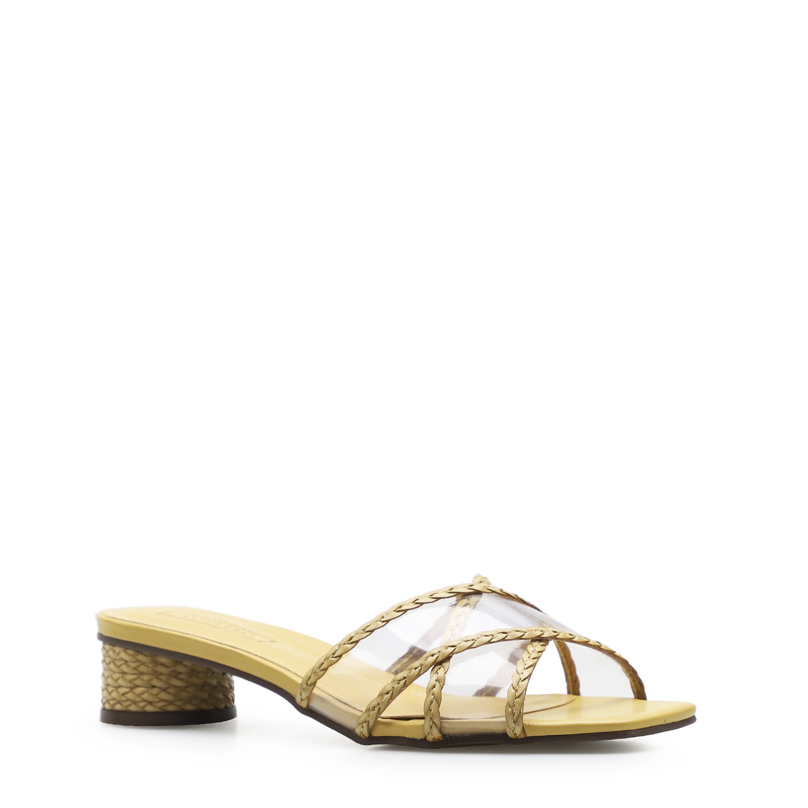 Mule Vinil Amarelo