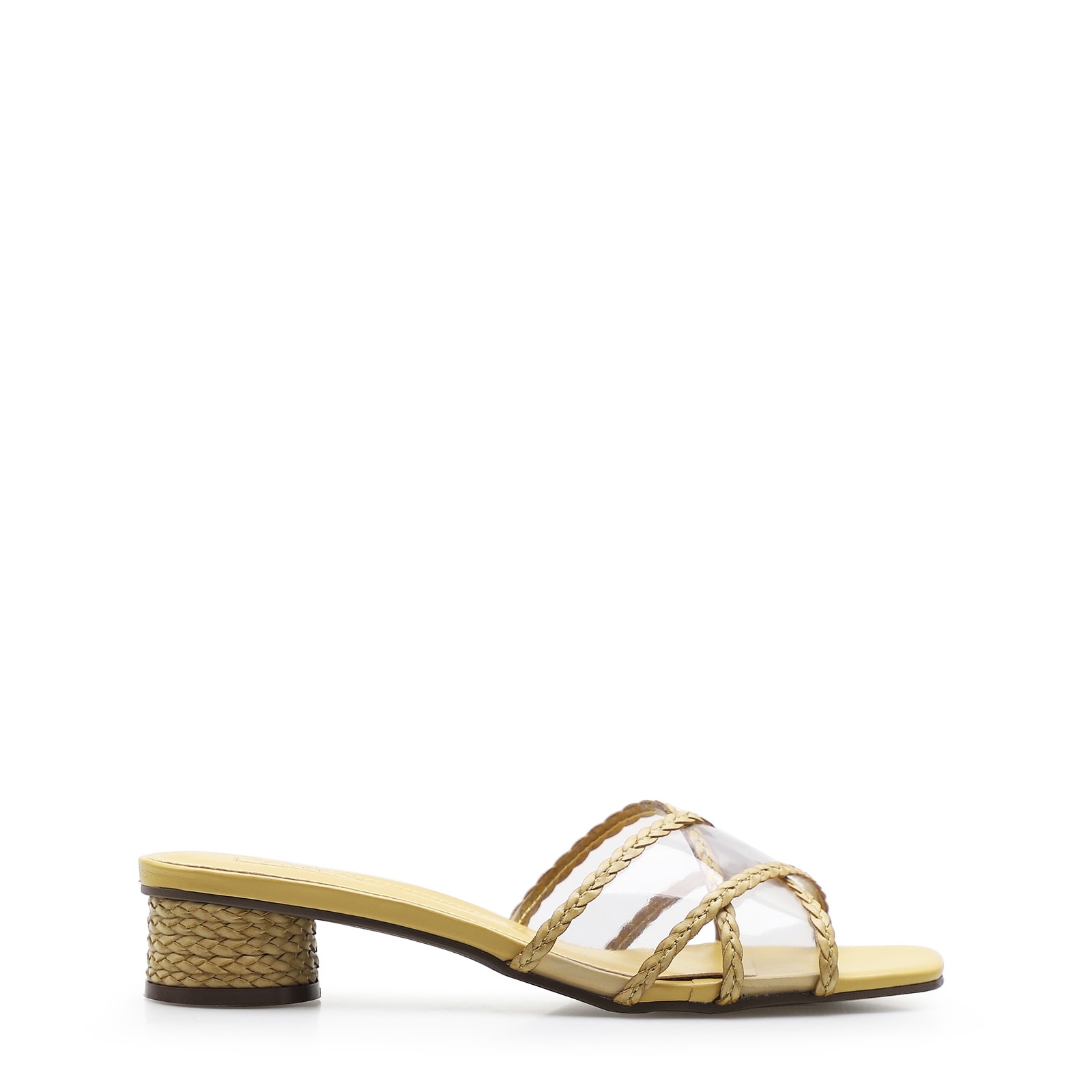 Mule Vinil Amarelo