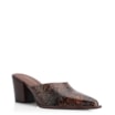 Mule Western Couro Marrom Adamascado - imagem 1