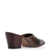 Mule Western Couro Marrom Adamascado - imagem 3
