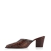 Mule Western Couro Marrom Adamascado - imagem 4