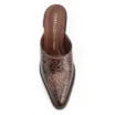 Mule Western Couro Marrom Adamascado - imagem 5