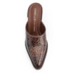 Mule Western Couro Marrom Adamascado - imagem 5