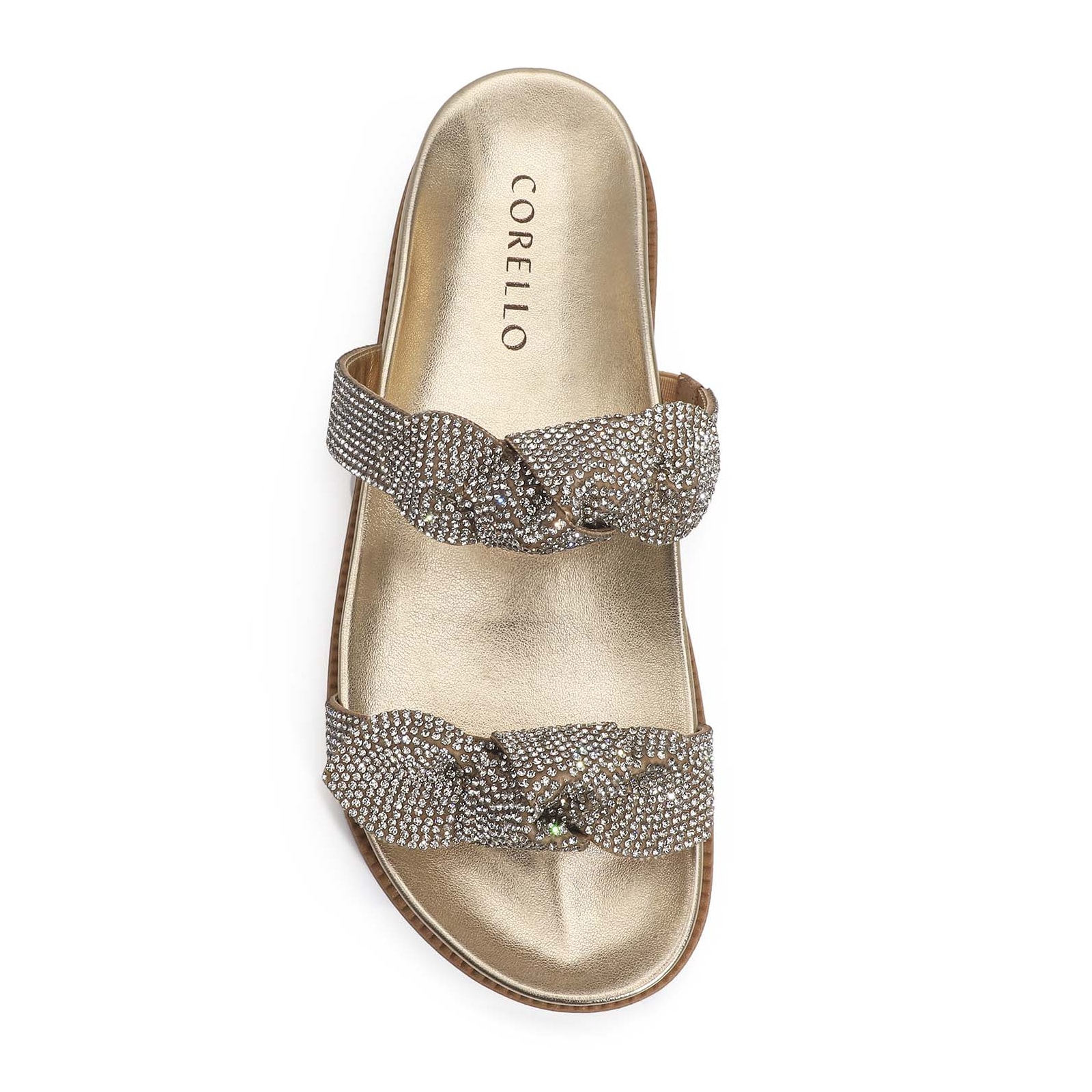 Papete Alt Dourado/Strass