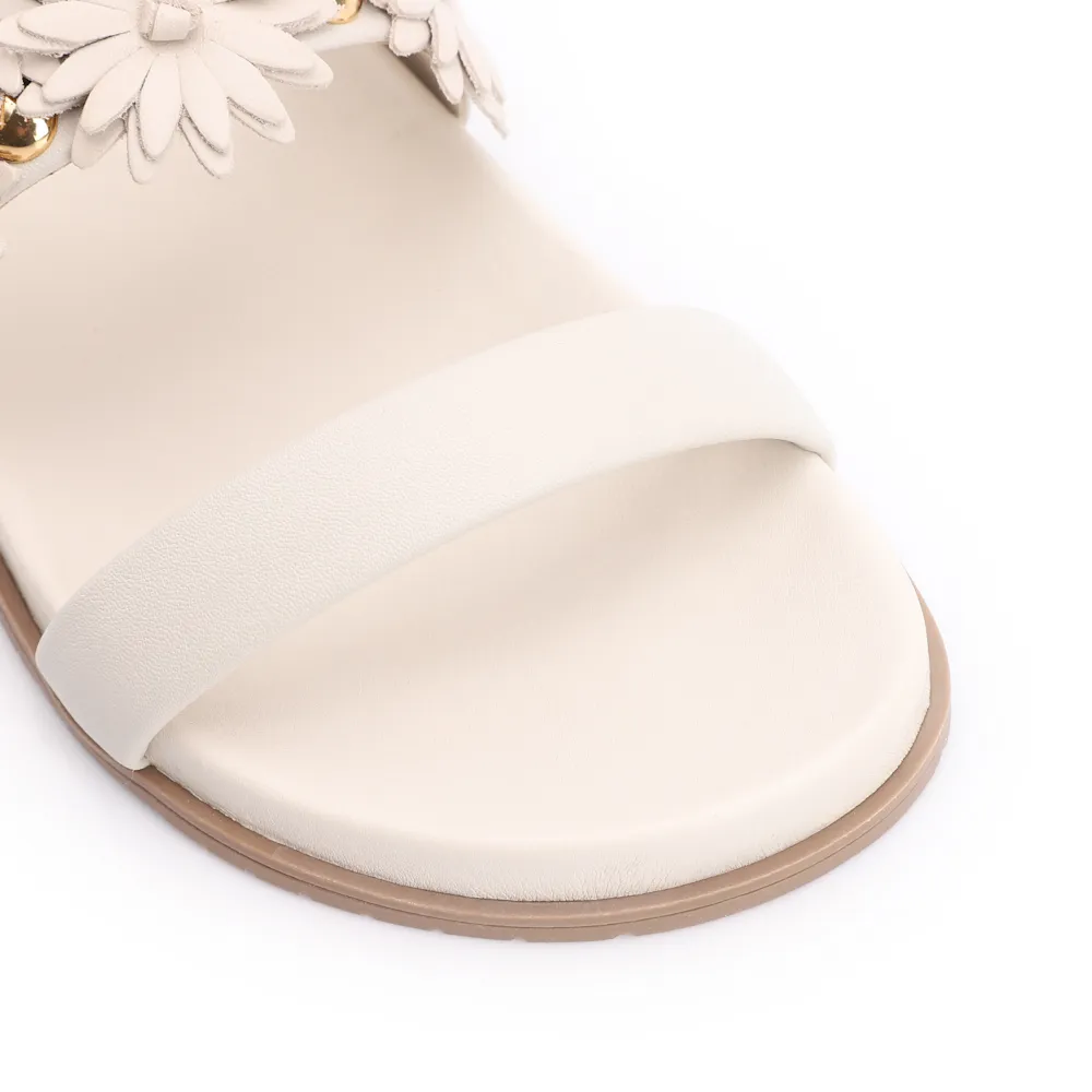 Papete Alt Off White/Couro Flores Off White - imagem 6