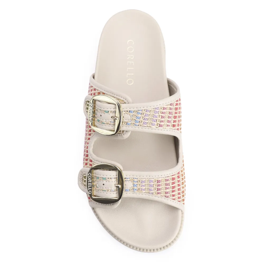 Papete Alt Off White/Ráfia Colorida - imagem 5