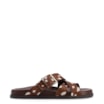 Papete Animal Print Couro Pelo Fivela Dourada - imagem 3