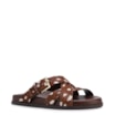 Papete Animal Print Couro Pelo Fivela Dourada - imagem 1