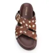Papete Animal Print Couro Pelo Fivela Dourada - imagem 6