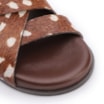 Papete Animal Print Couro Pelo Fivela Dourada - imagem 7