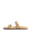  Papete Bege Couro Metal Dourado - imagem 4