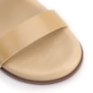  Papete Bege Couro Metal Dourado - imagem 6