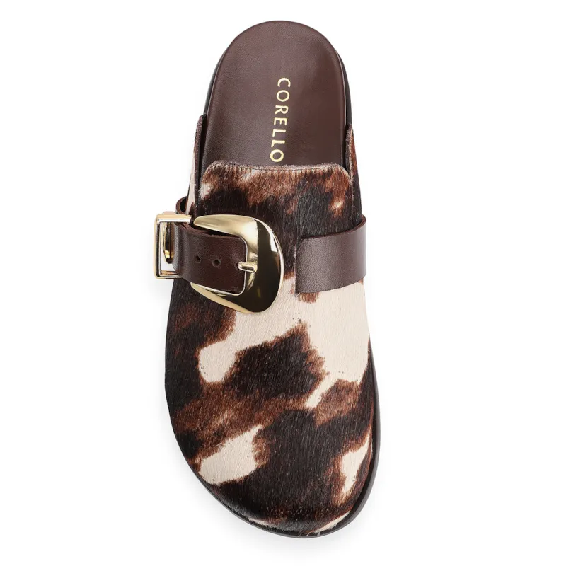 Papete Clog Couro Pelo Vaca - foto 5
