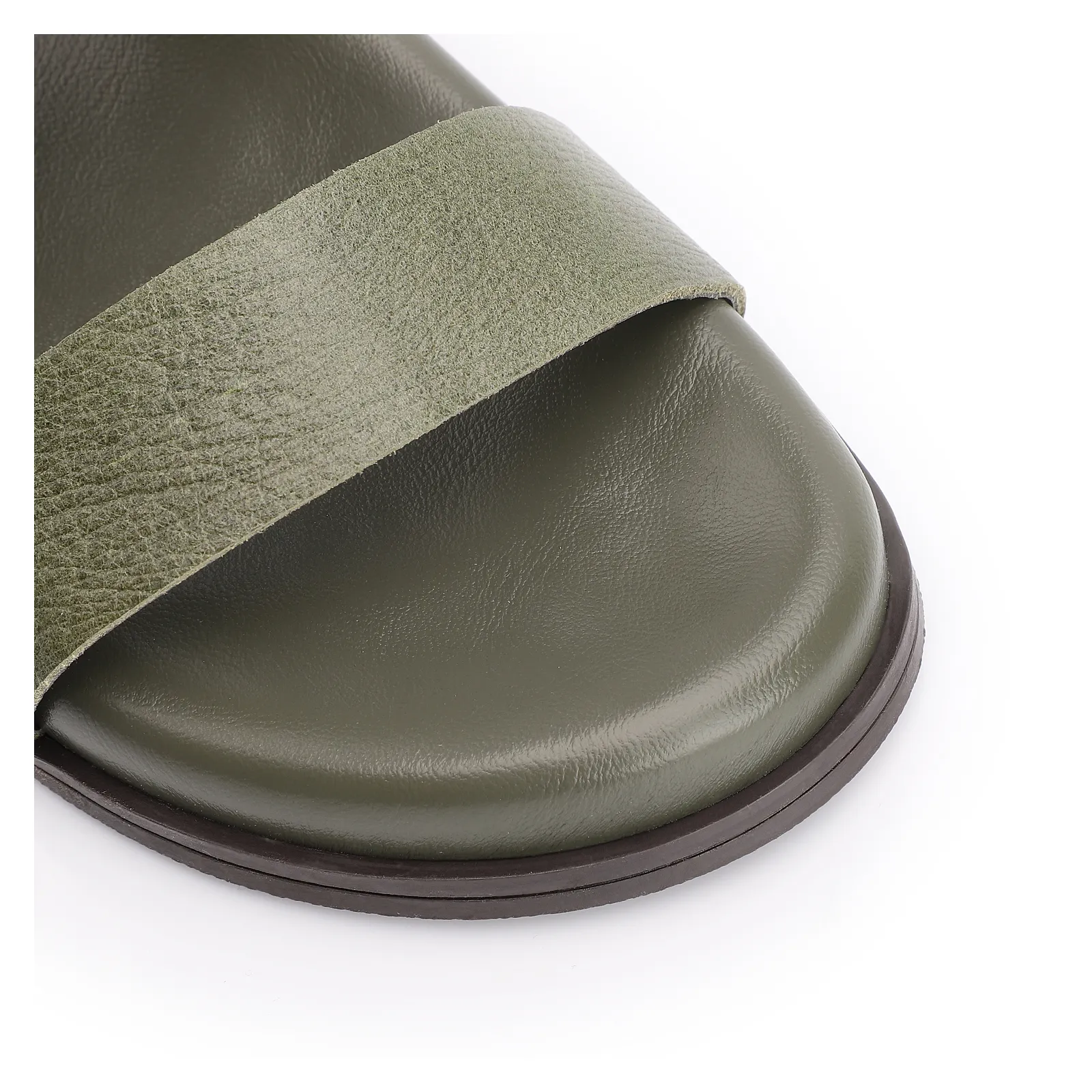 Papete Couro Antique Verde