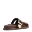 Papete Couro Maxi Croco Marrom - imagem 4
