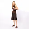 Papete Couro Maxi Croco Marrom - imagem 9