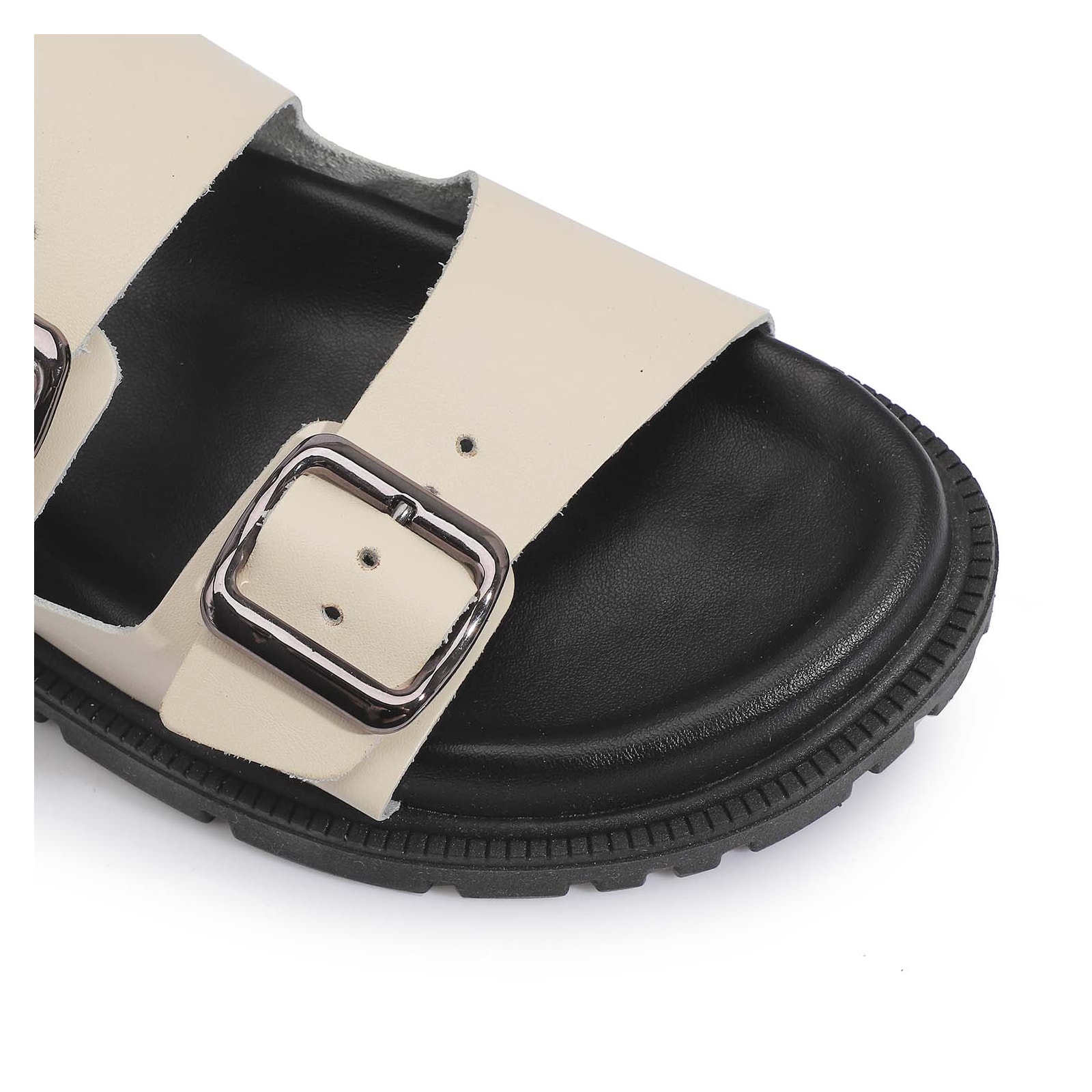 Papete Couro Off White