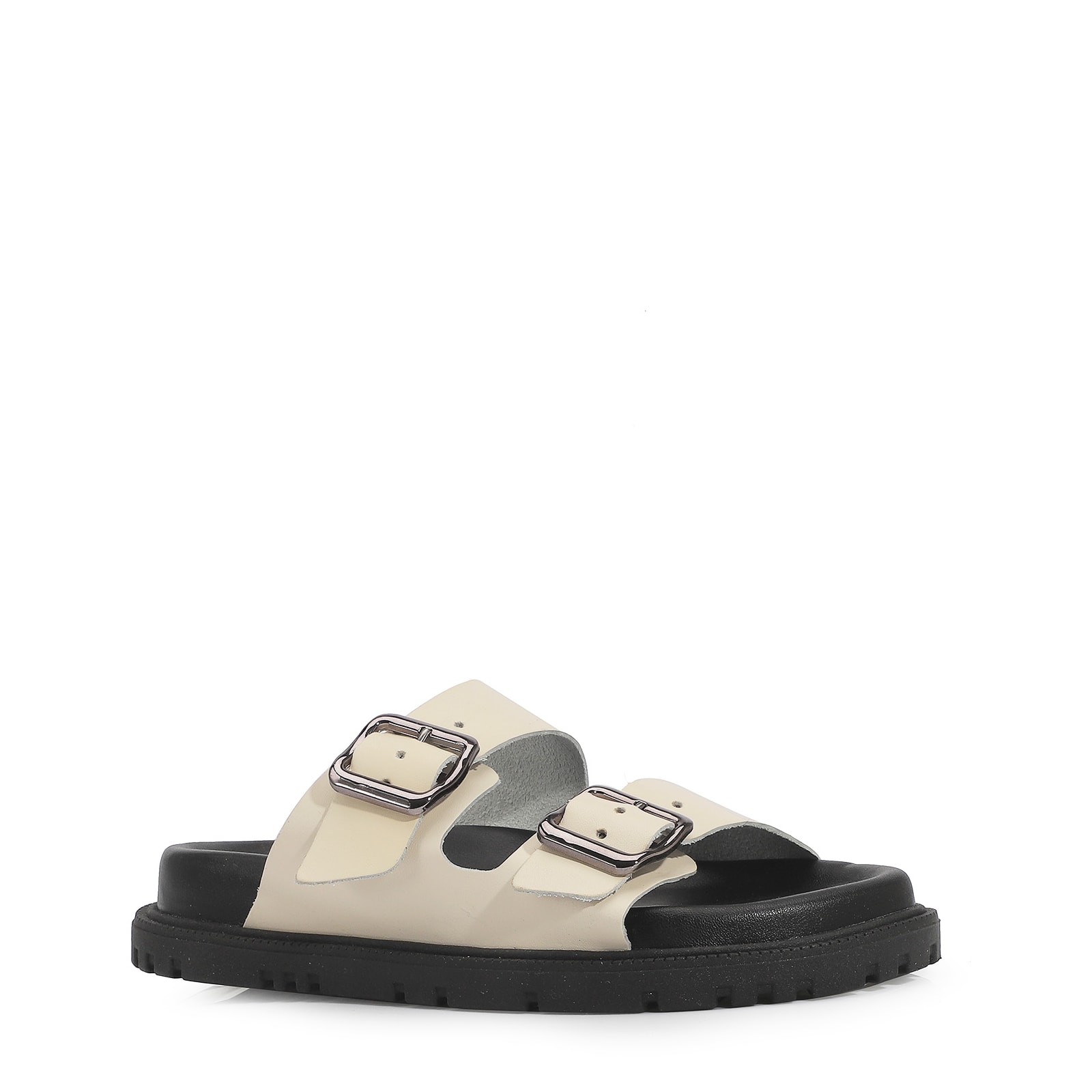 Papete Couro Off White
