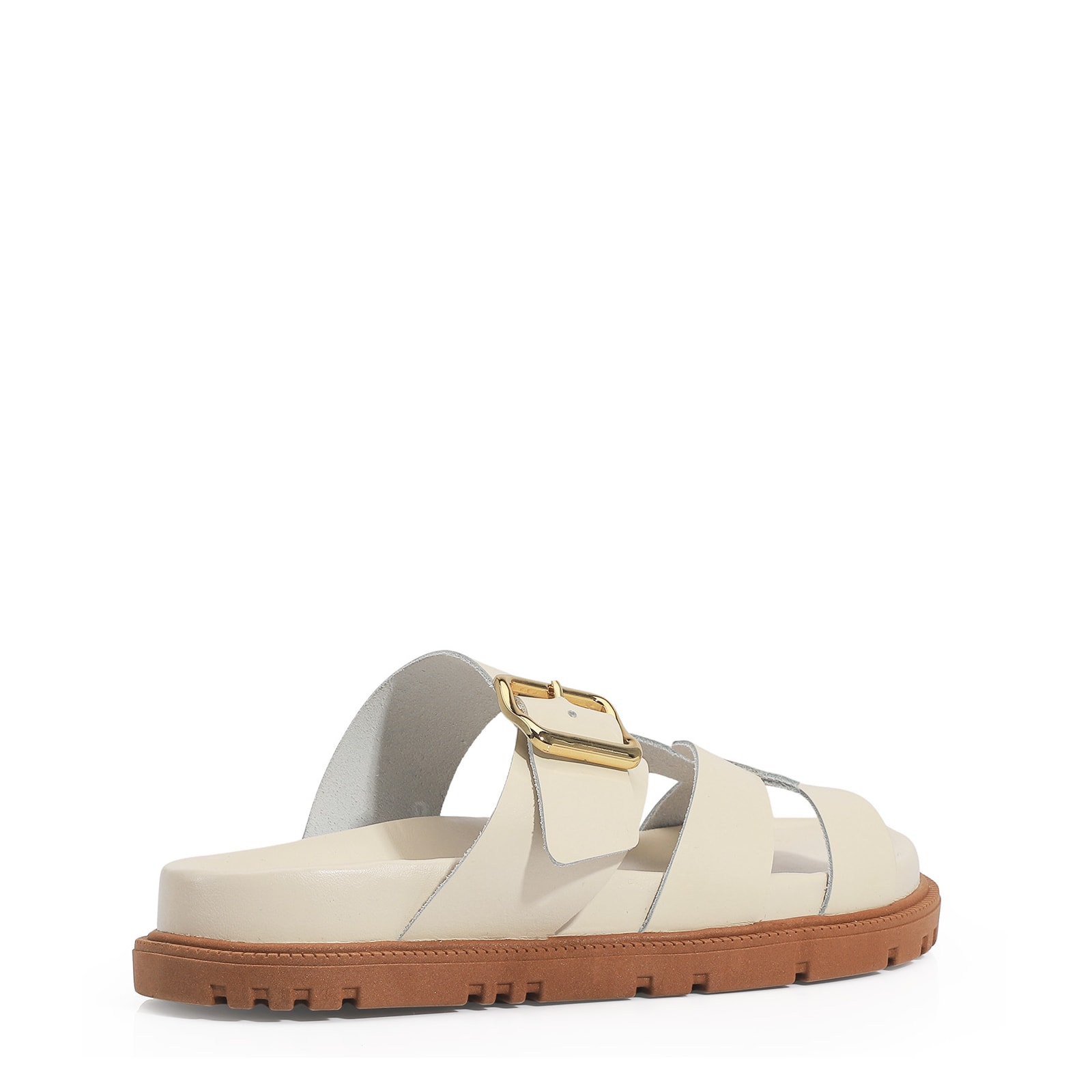 Papete Couro Off White