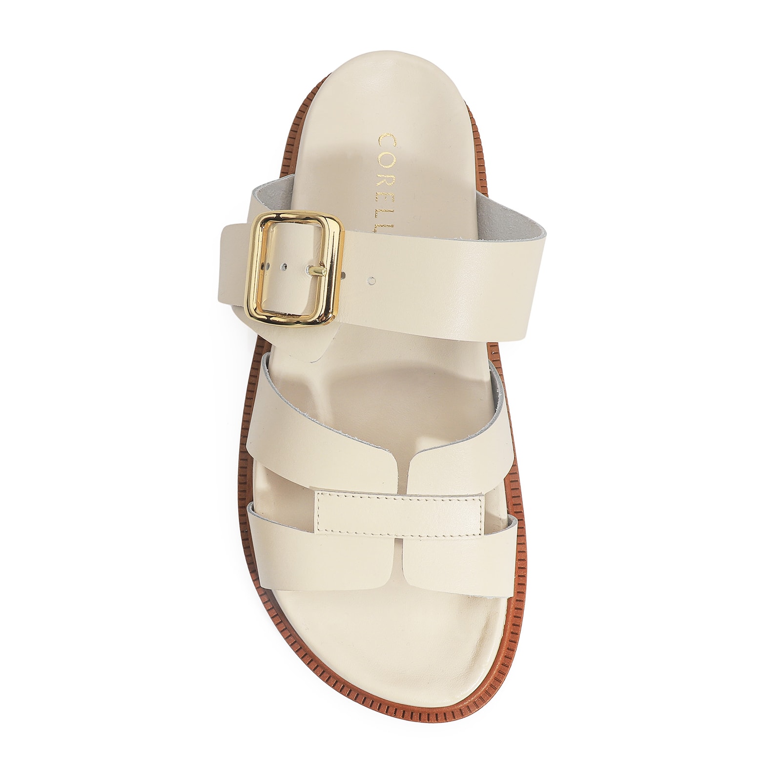 Papete Couro Off White