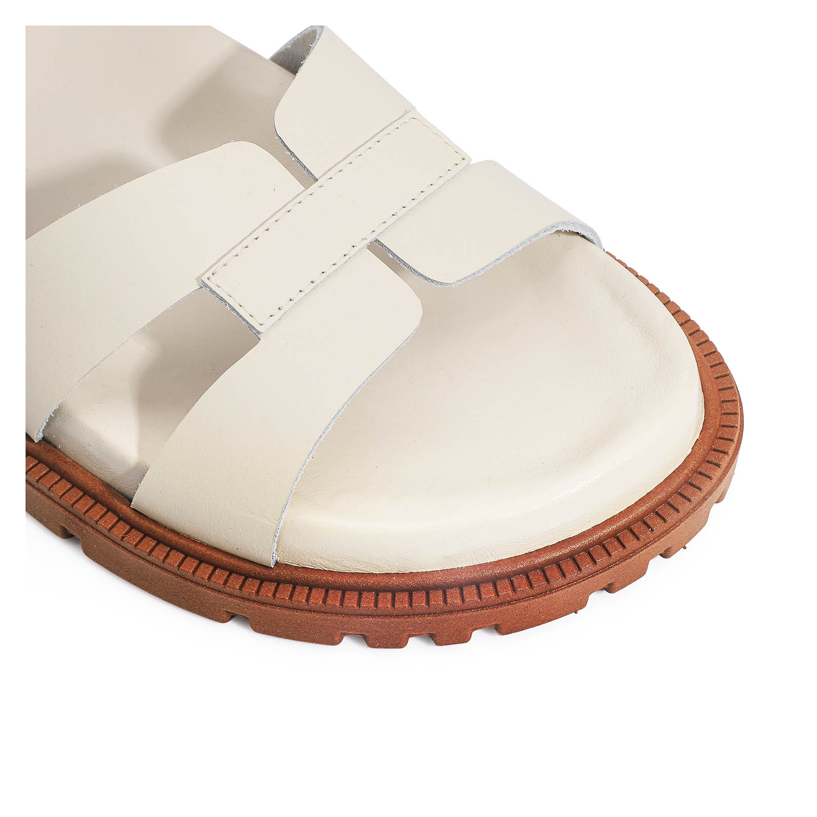 Papete Couro Off White