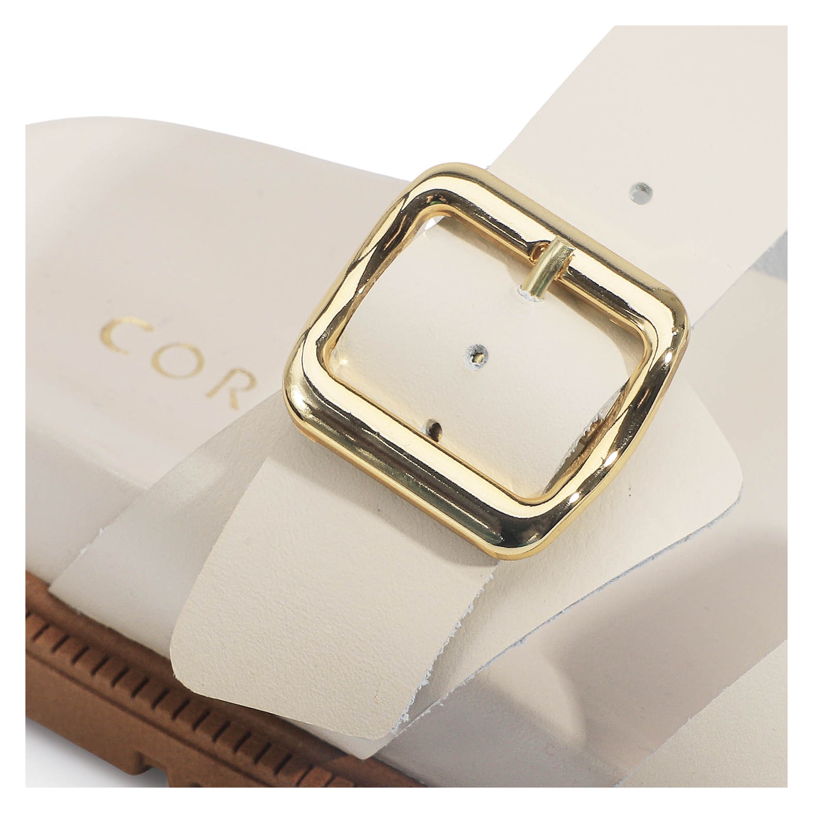 Papete Couro Off White