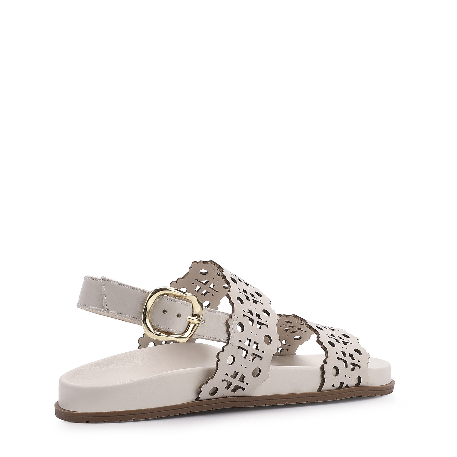Papete Couro Off White