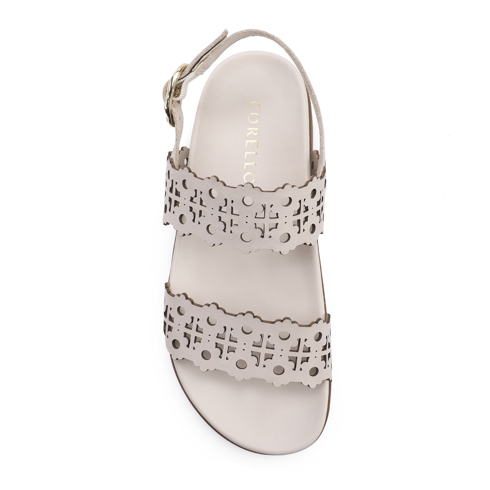 Papete Couro Off White