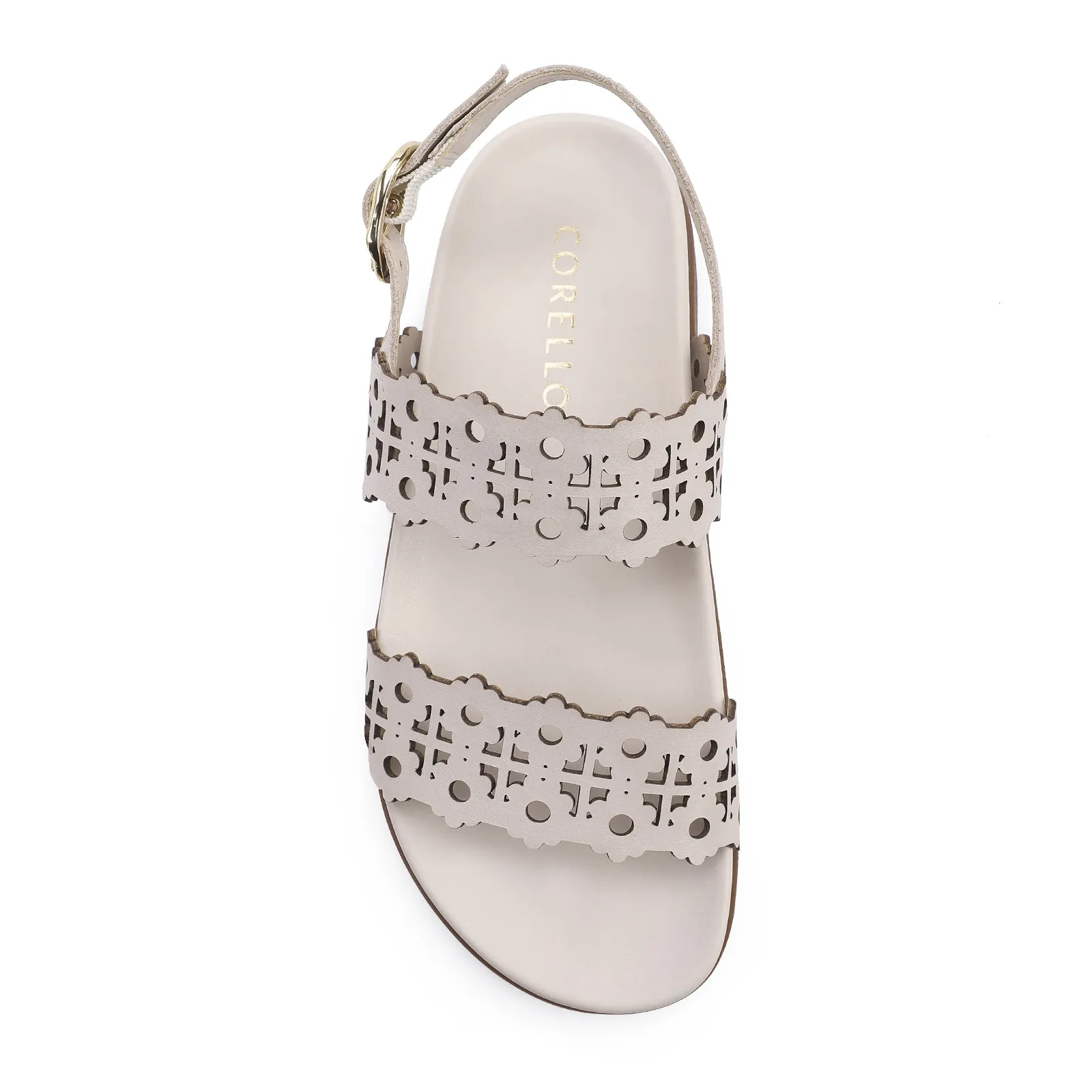 Papete Couro Off White