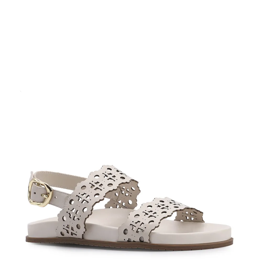 Papete Couro Off White