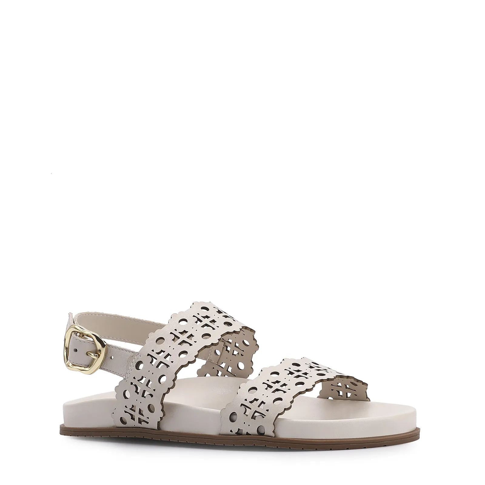 Papete Couro Off White