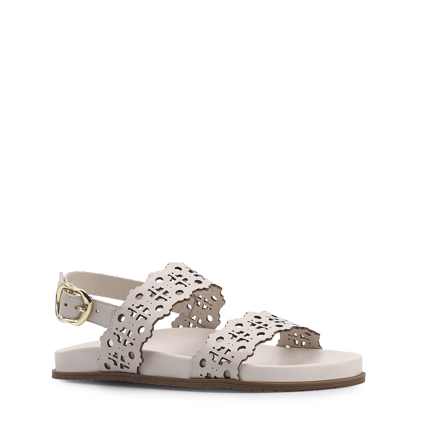 Papete Couro Off White