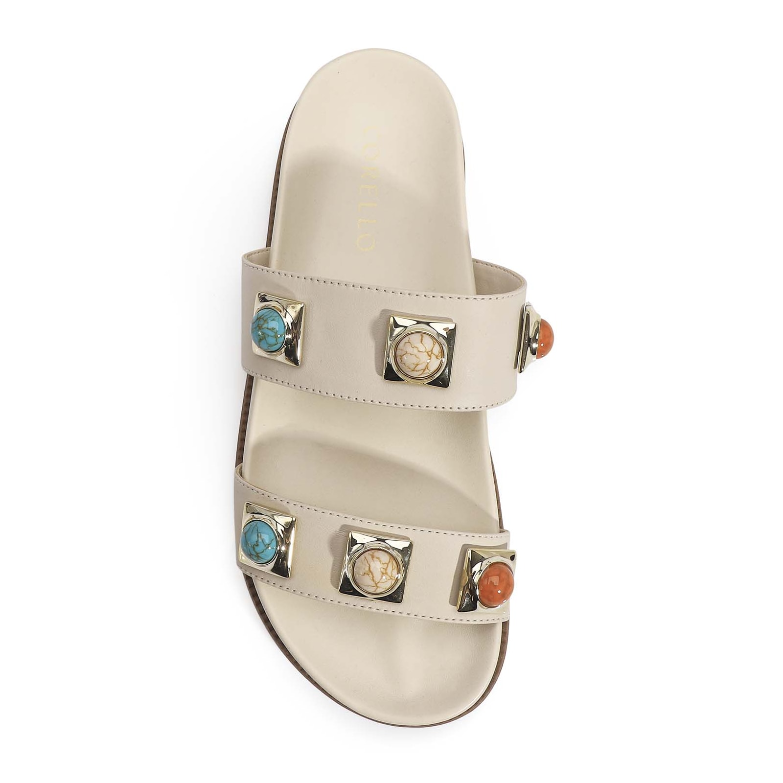 Papete Couro Off White